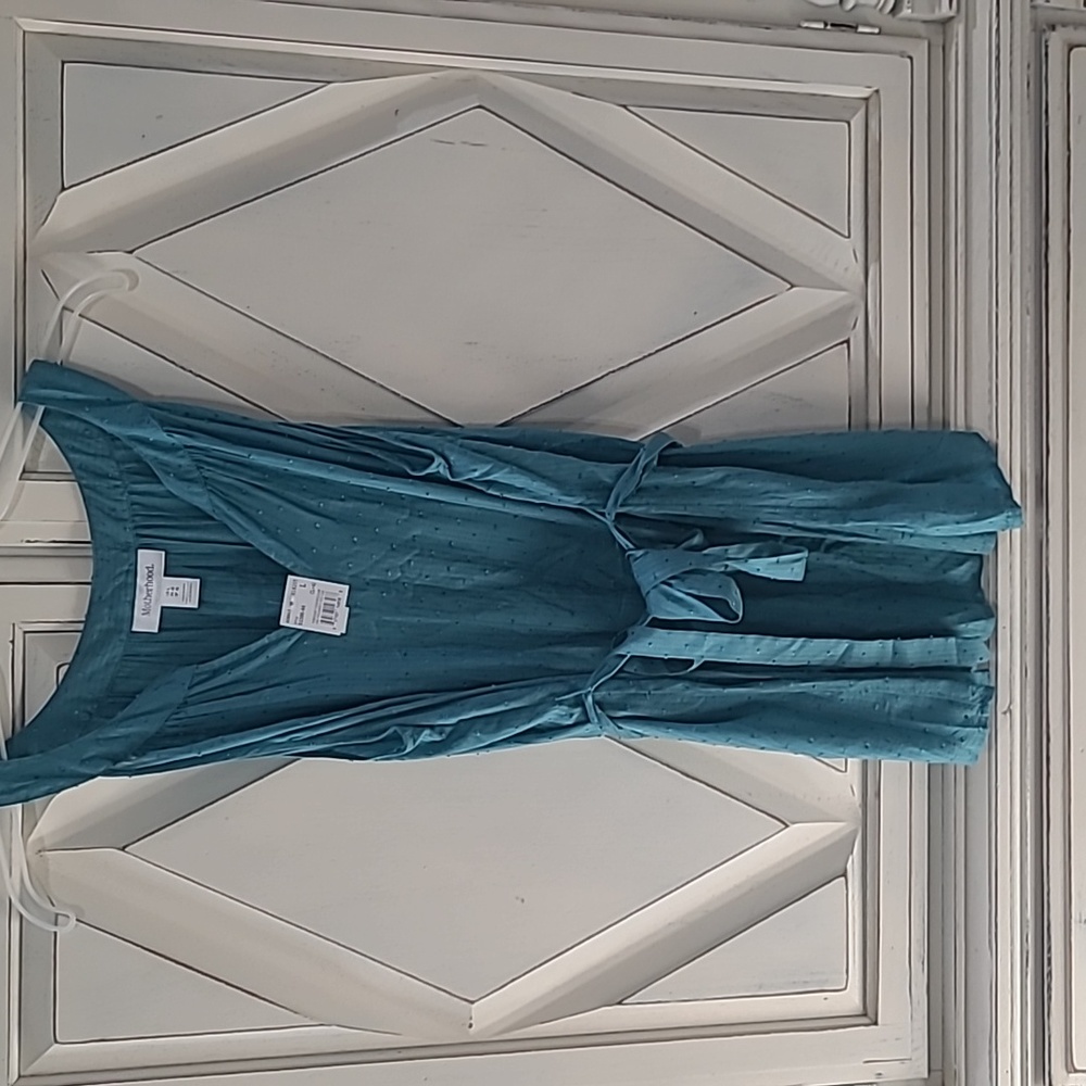 🤰Sleeveless Teal Maternity Top
